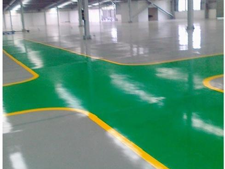 Waterborne epoxy floor paint